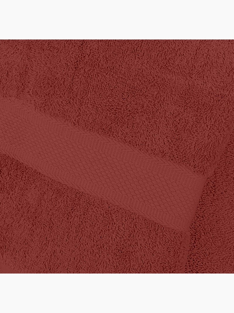 Serviette, Drap de bain en coton 500 gr/m2 LAGUNE par Soleil d'ocre Rouge - Kiabi