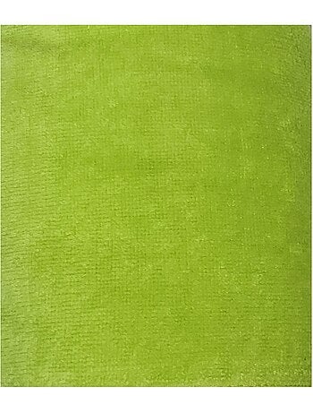 Serviette drap de plage velours 100 x 180 cm uni rouge