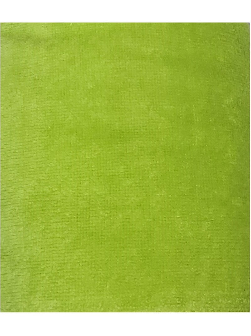 Serviette drap de plage velours uni maxi Vert anis - Kiabi