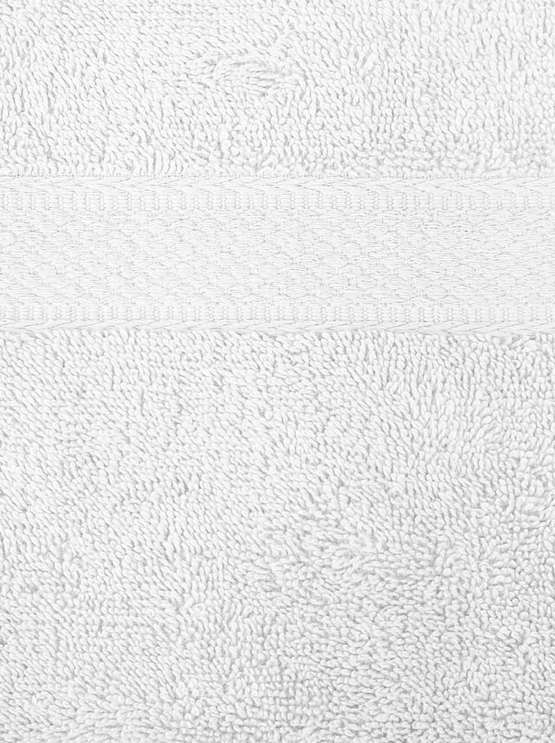 Serviette en coton 500 gr/m2 LAGUNE par Soleil d'ocre Blanc - Kiabi