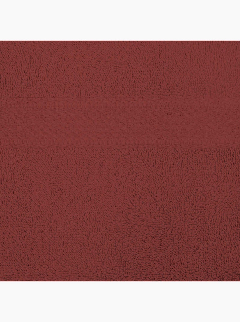 Serviette en coton 500 gr/m2 LAGUNE par Soleil d'ocre Brique - Kiabi