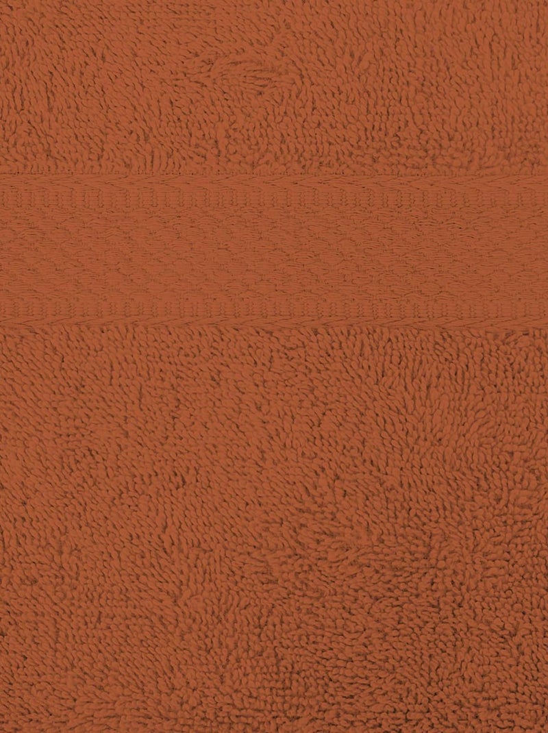 Serviette en coton 500 gr/m2 LAGUNE par Soleil d'ocre Orange - Kiabi