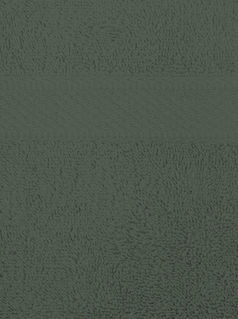 Serviette en coton 500 gr/m2 LAGUNE par Soleil d'ocre Vert kaki - Kiabi