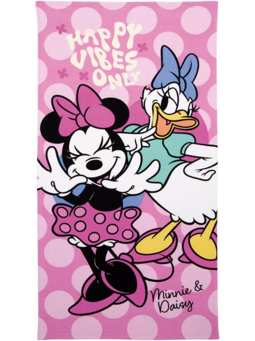 Serviette en microfibre Minnie 70 x 140 cm - Kiabi