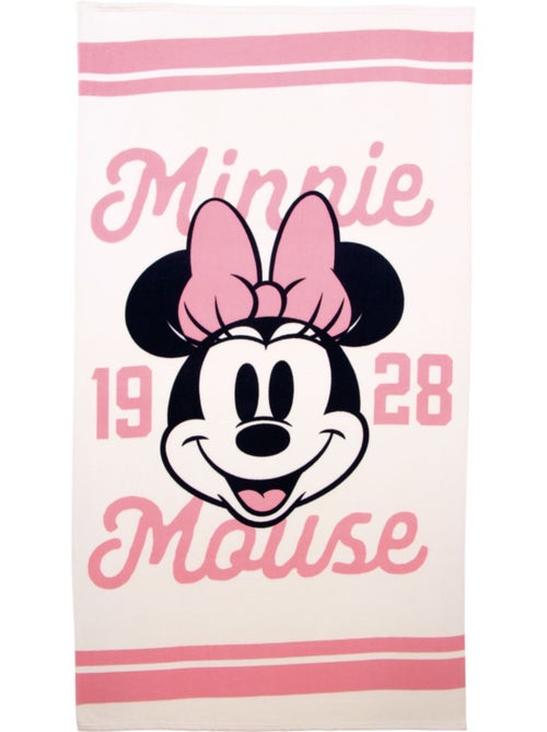 Serviette en microfibre Minnie Mouse 90x170cm - Kiabi