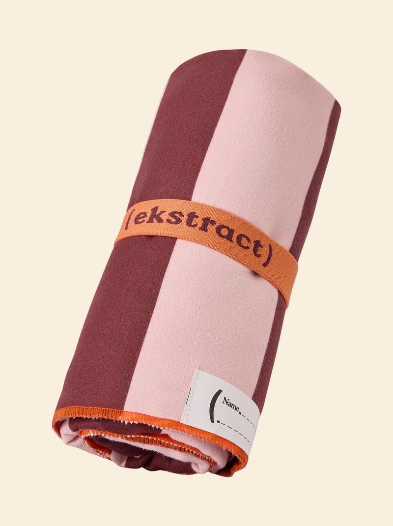 Serviette en microfibre pour le sport (ekstract) Rouge - Kiabi