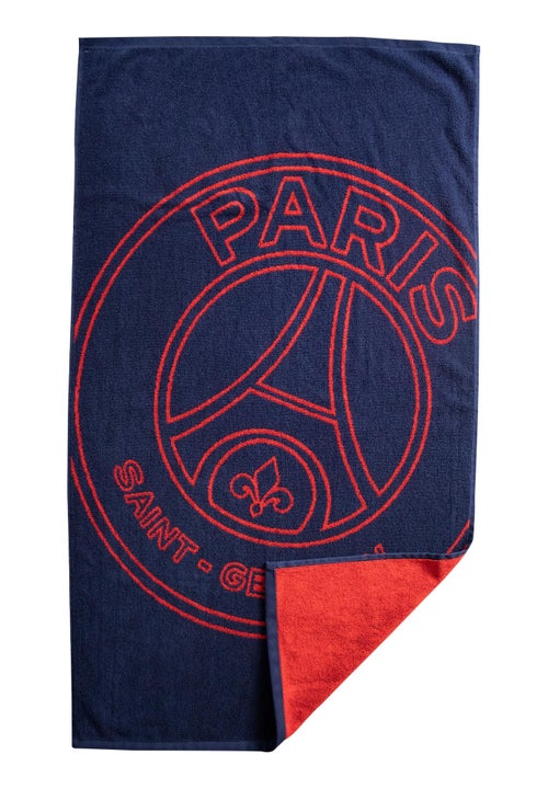 Serviette éponge en jacquard 100% coton, PSG NEORED - Kiabi