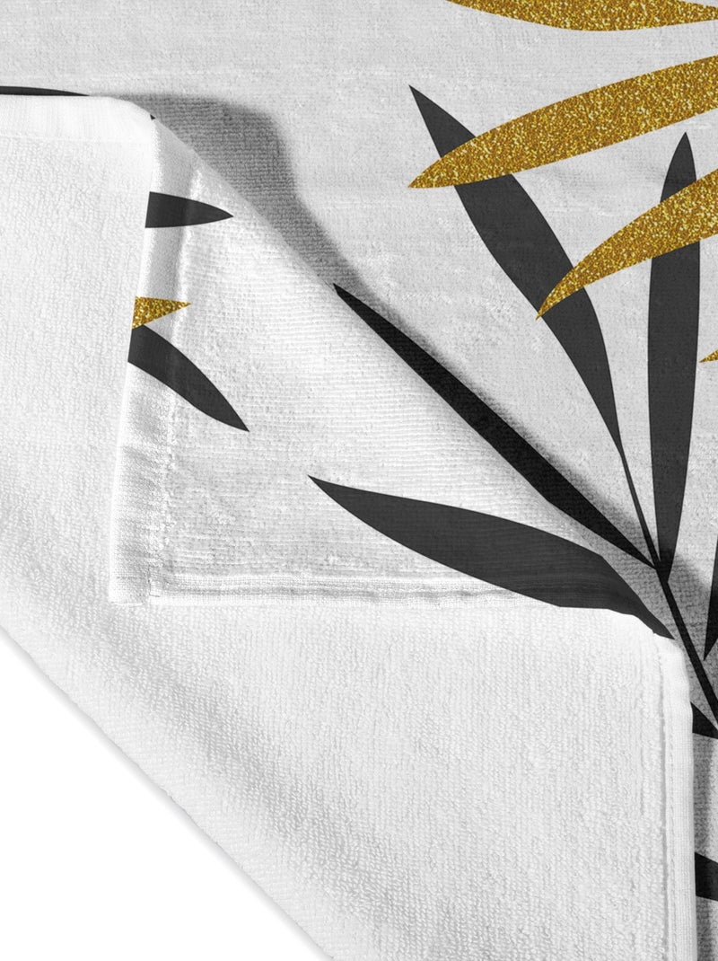 Serviette Foliage "Happyfriday" Blanc - Kiabi