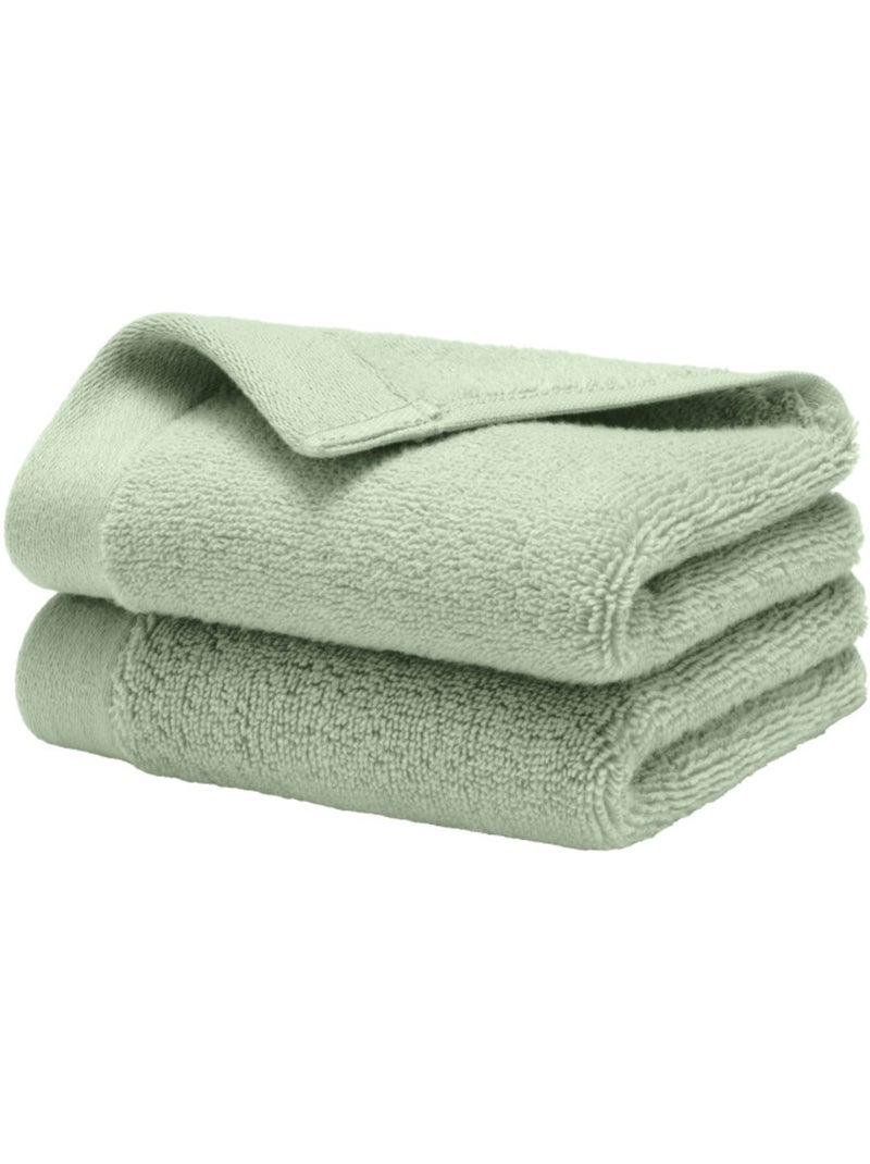Serviette invité - coton pur - 100% coton Beige clair - Kiabi