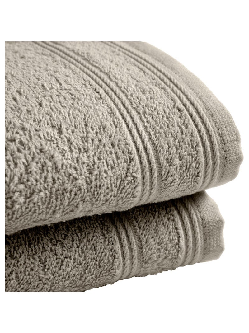 Serviette invité - Coton Pur - 100% Coton Beige sable - Kiabi