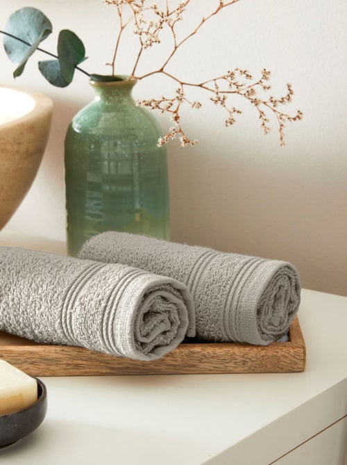 Serviette invité - Coton Pur - 100% Coton - Kiabi