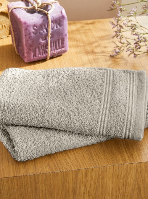 Serviette invité - Coton Pur - 100% Coton - Kiabi