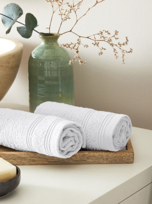 Serviette invité - Coton Pur - 100% Coton - Kiabi