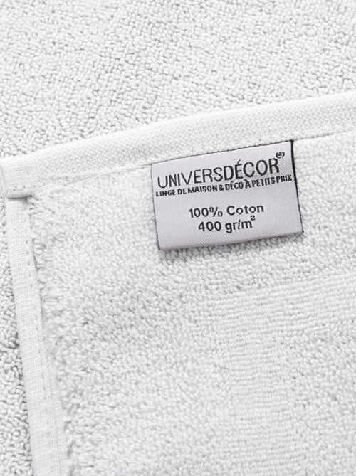 Serviette invité - Coton Pur - 100% Coton - Kiabi