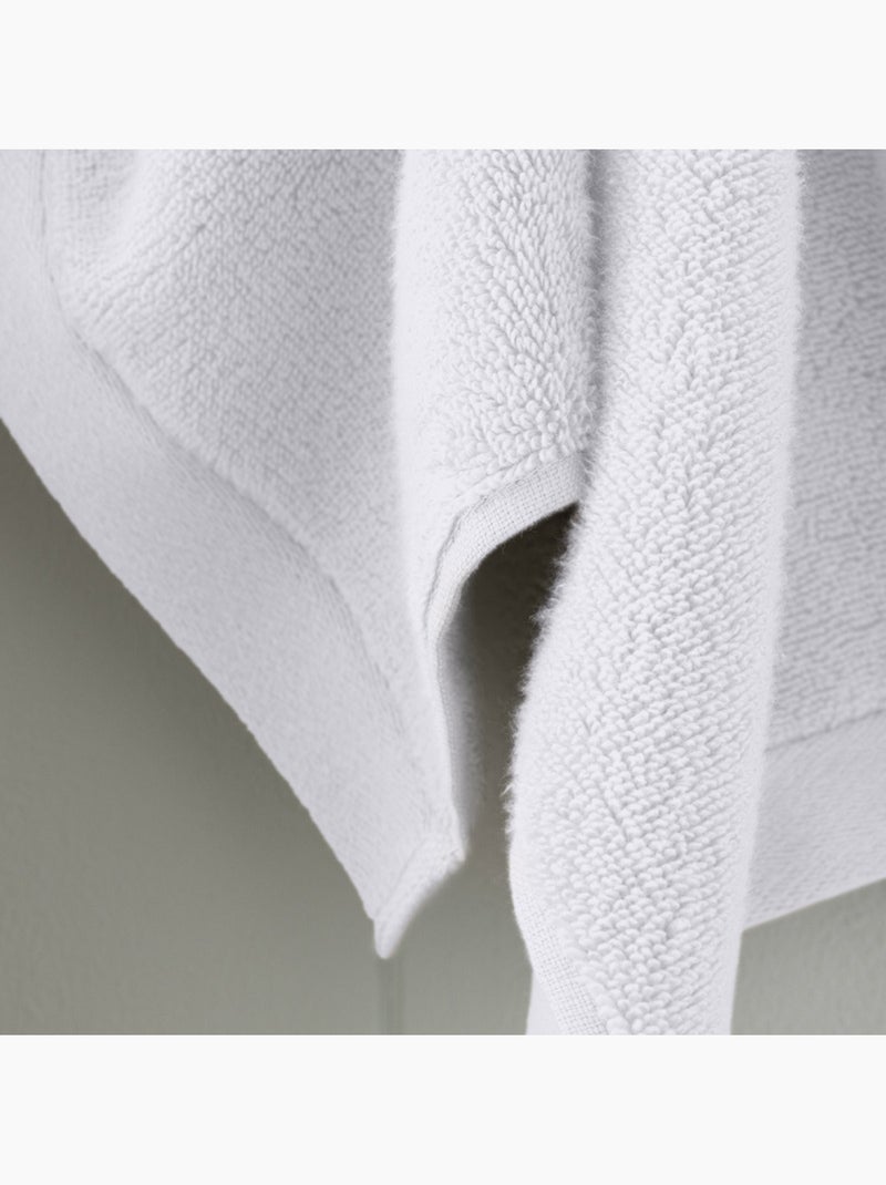 Serviette invité - coton pur - 100% coton Blanc - Kiabi