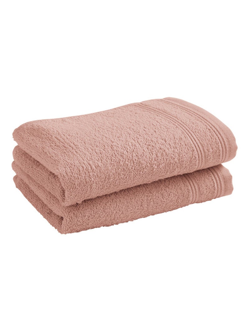 Serviette invité - Coton Pur - 100% Coton Blush - Kiabi