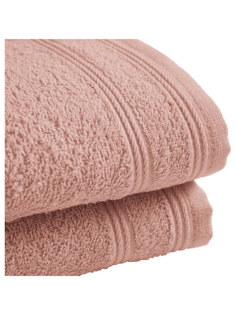 Serviette invité - Coton Pur - 100% Coton Blush - Kiabi