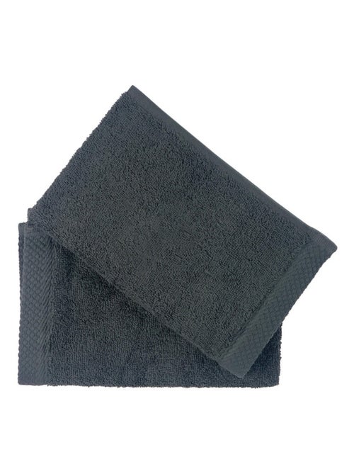 Serviette invité - Coton Pur - 100% Coton peigné longues fibres - Kiabi