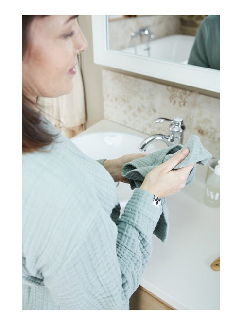 Serviette invité - L'effet papillon - Gaze De Coton - Kiabi