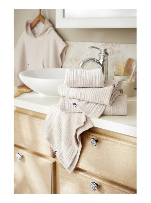 Serviette invité - L'effet papillon - Gaze De Coton - Kiabi