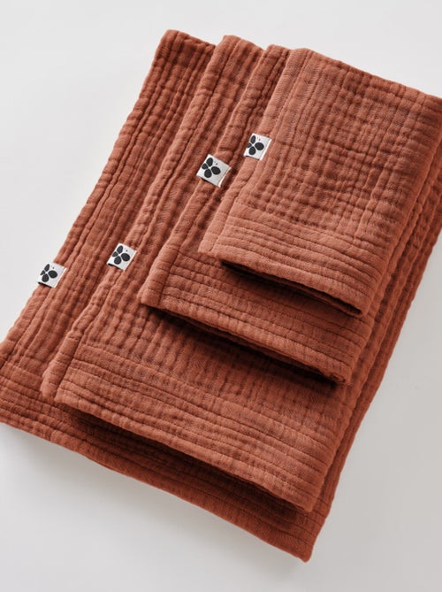 Serviette invité - L'effet papillon - Gaze De Coton - Kiabi