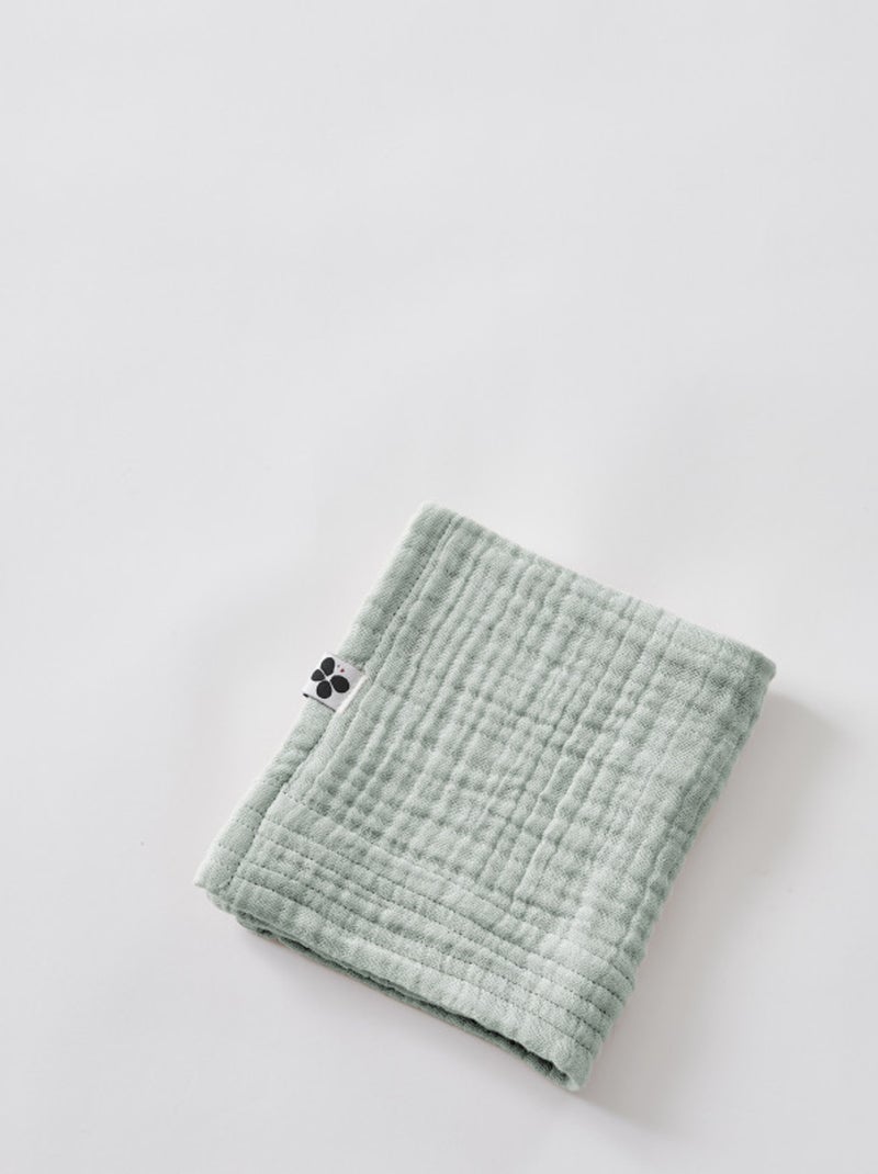 Serviette invité - L'effet papillon - Gaze De Coton Vert tilleul - Kiabi