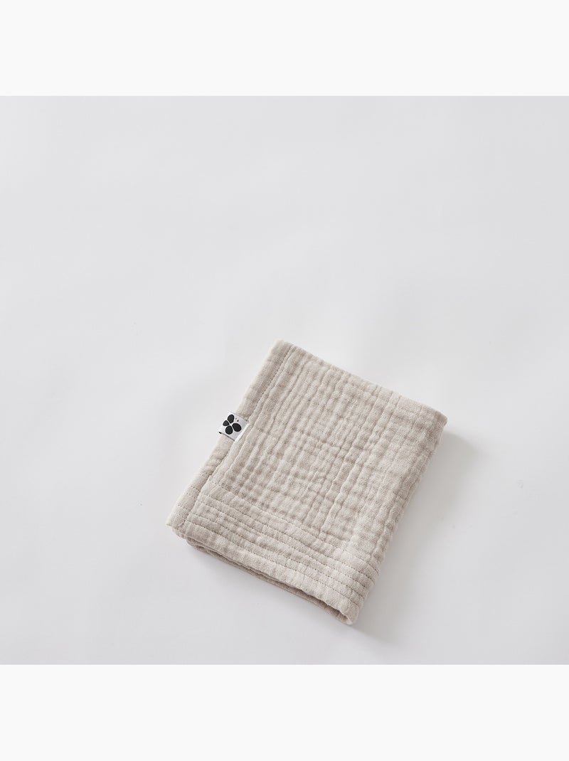 Serviette invité - quadruple gaze de coton 220 g/m² - gaïa Beige Pampa - Kiabi