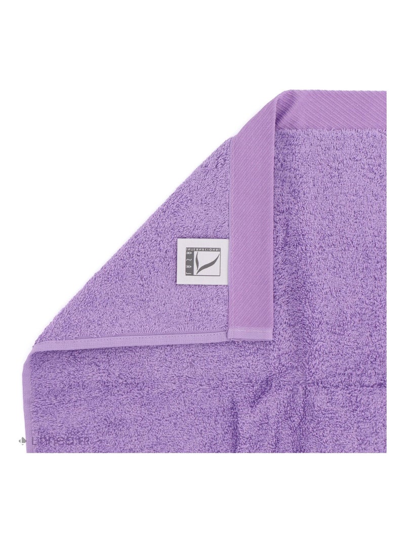 Serviette invité ALBA Violet clair - Kiabi