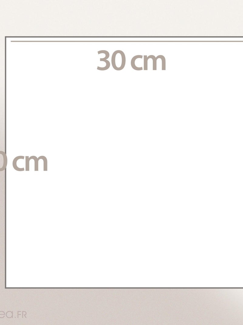 Serviette invité ALBA Violet prune - Kiabi