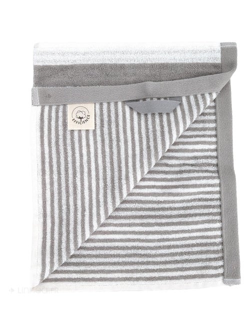 Serviette invité collection EFFICIENCE STRIPES - Kiabi