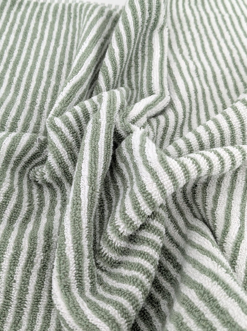 Serviette invité collection HORIZON Vert - Kiabi