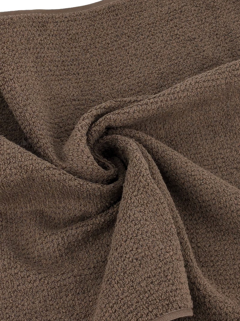 Serviette invité collection INTENSE Marron - Kiabi