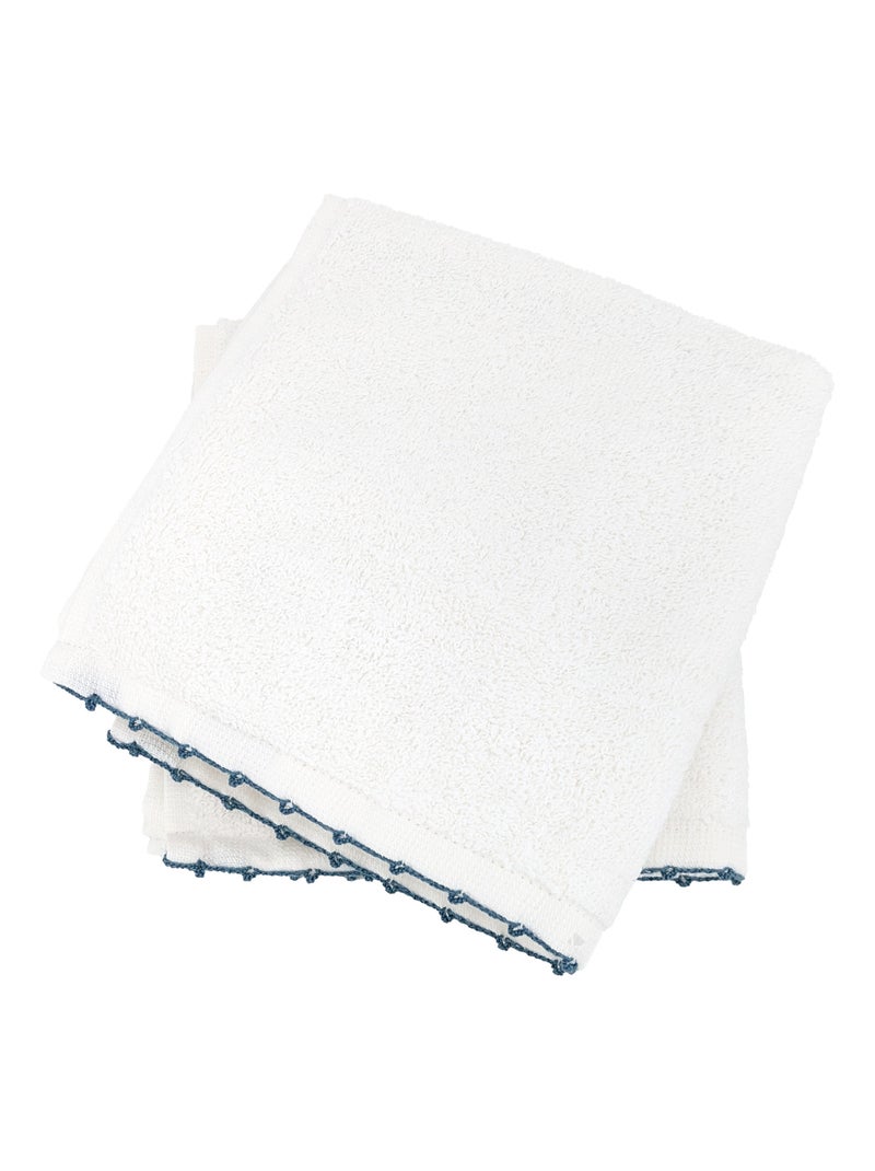 Serviette invité collection ORLA Bleu - Kiabi