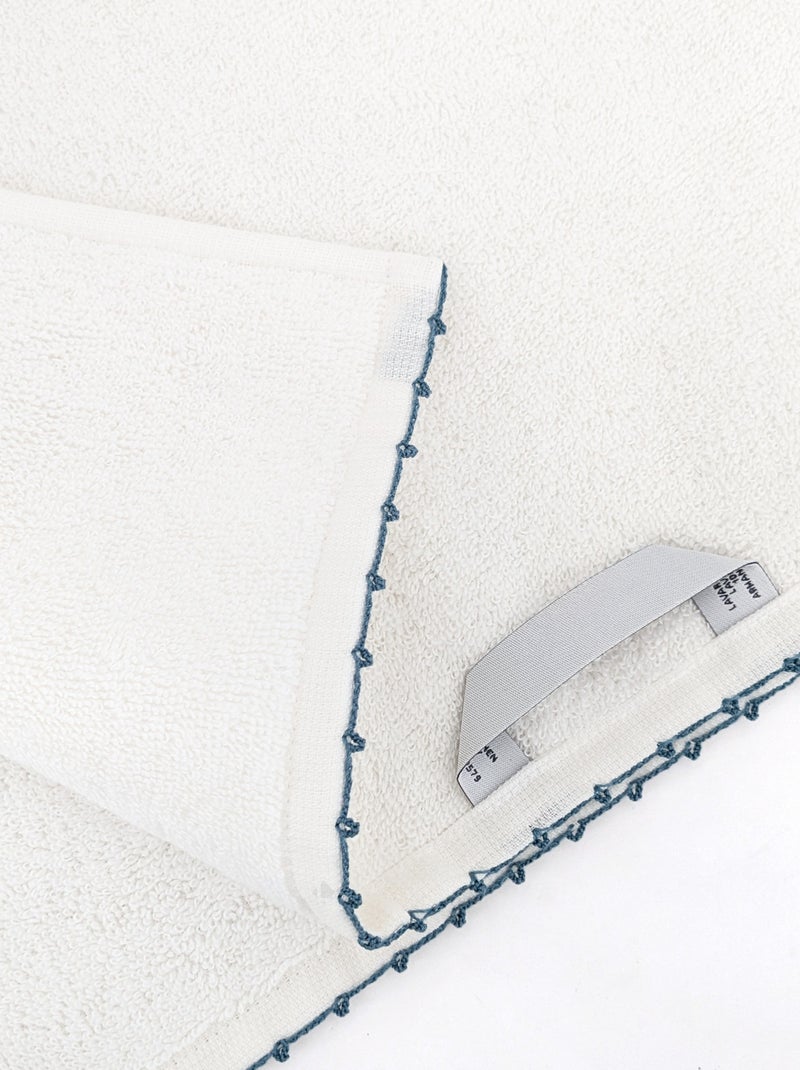 Serviette invité collection ORLA Bleu - Kiabi