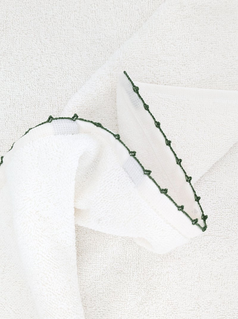 Serviette invité collection ORLA Vert - Kiabi