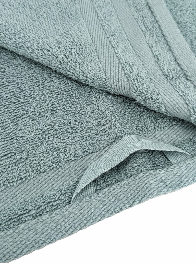 Serviette invité  EFFICIENCE PURE Vert kaki clair - Kiabi