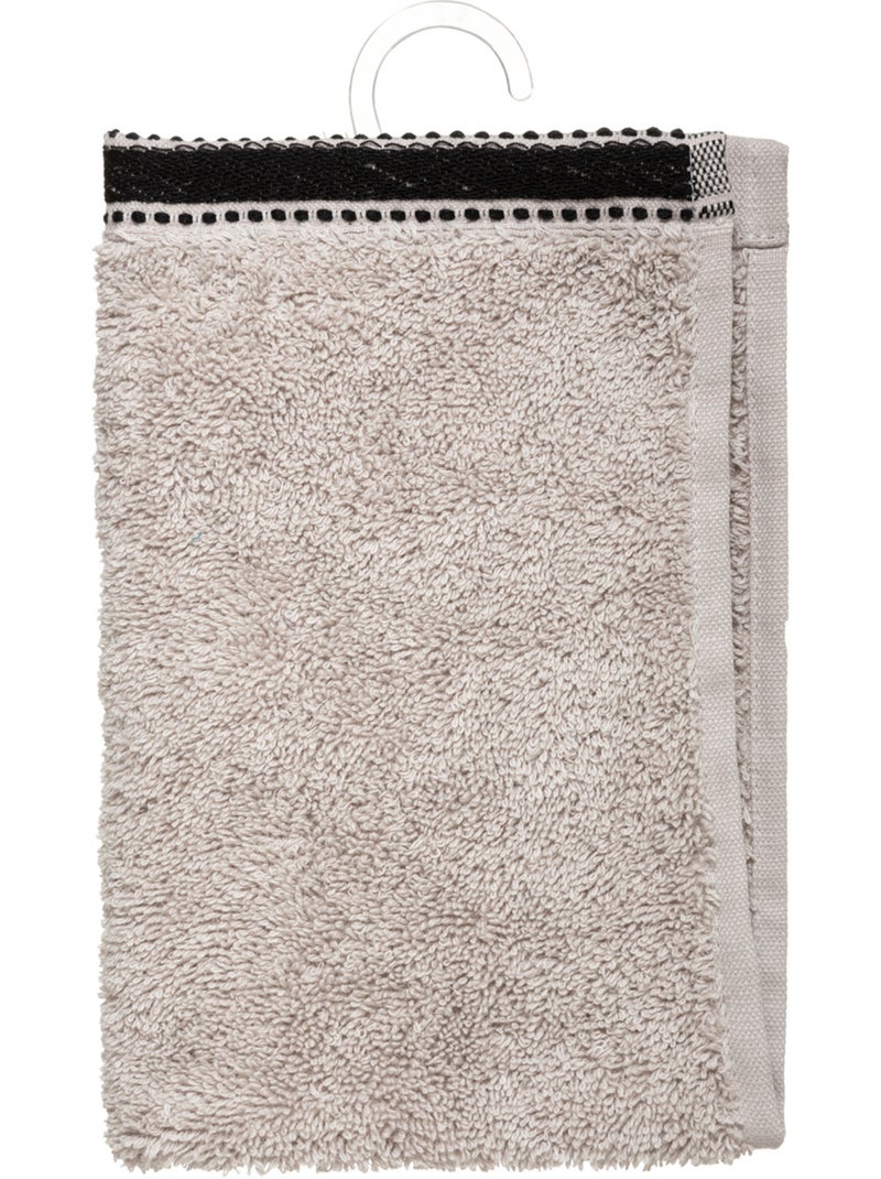 Serviette invité en coton JOIA Argent - Kiabi