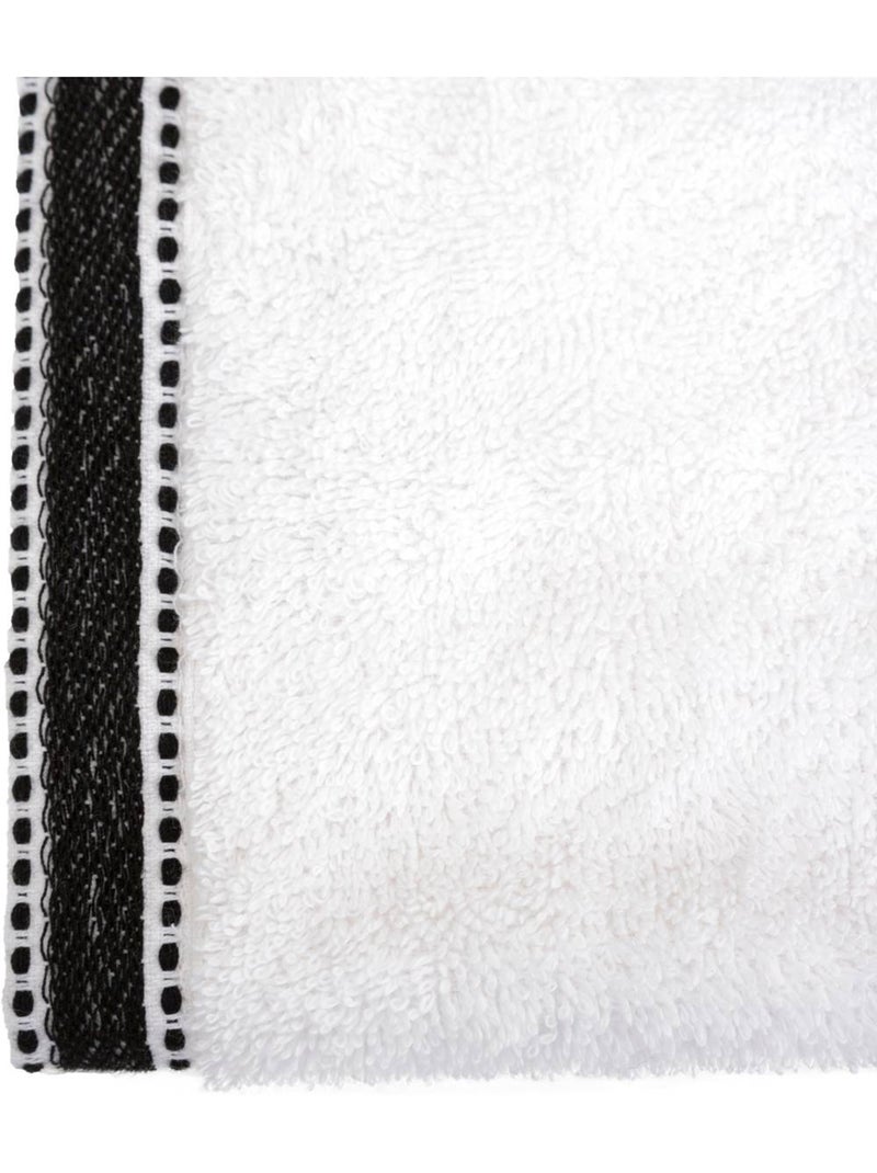 Serviette invité en coton joia Blanc - Kiabi