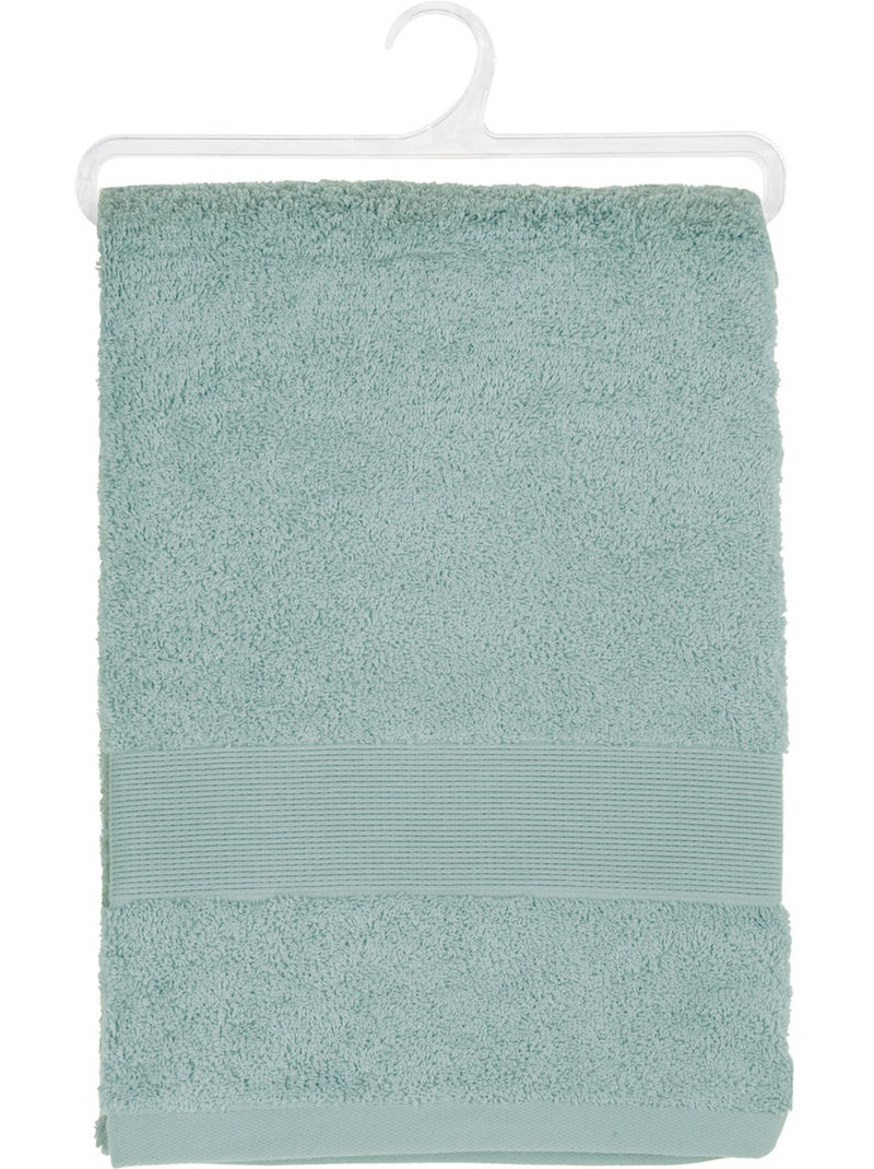 Serviette invité en coton PRAIA Bleu clair - Kiabi