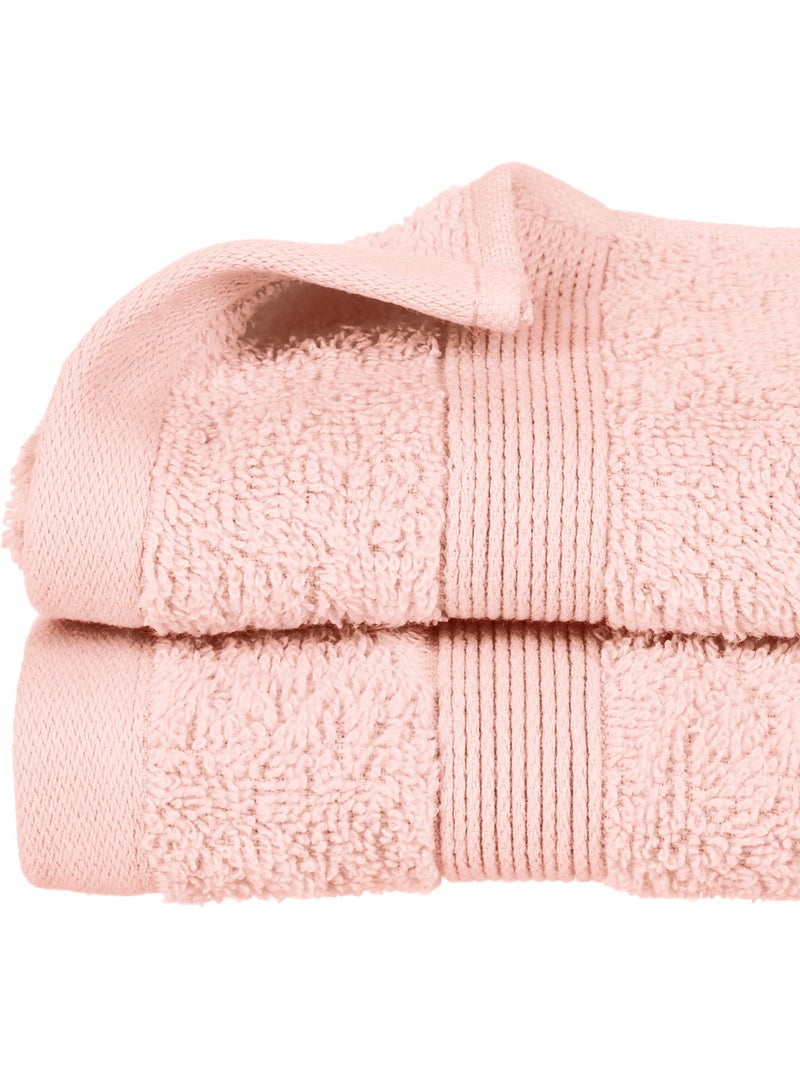 Serviette invité en coton PRAIA Rose - Kiabi