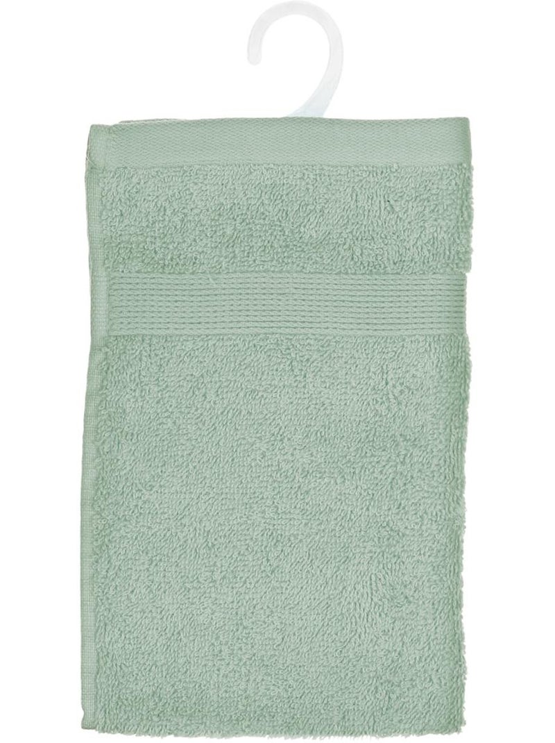 Serviette invité en coton PRAIA Vert clair - Kiabi