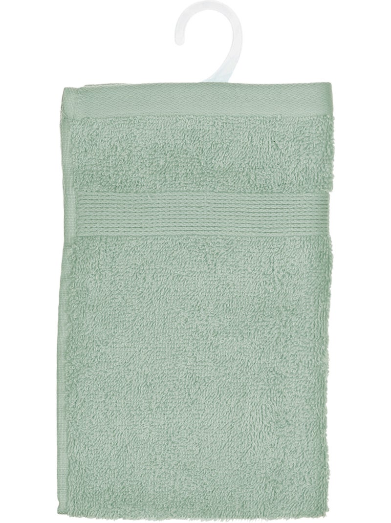 Serviette invité en coton PRAIA Vert clair - Kiabi