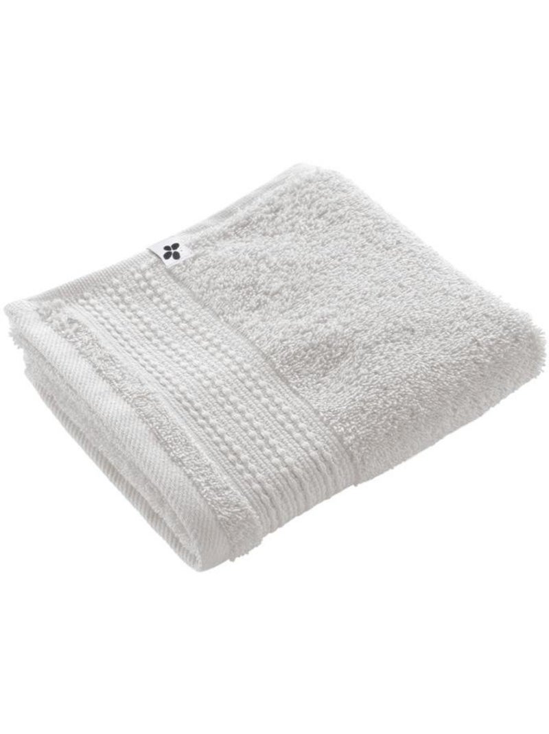 Serviette invité éponge - 100% coton 600 grammes -Garance Blanc - Kiabi