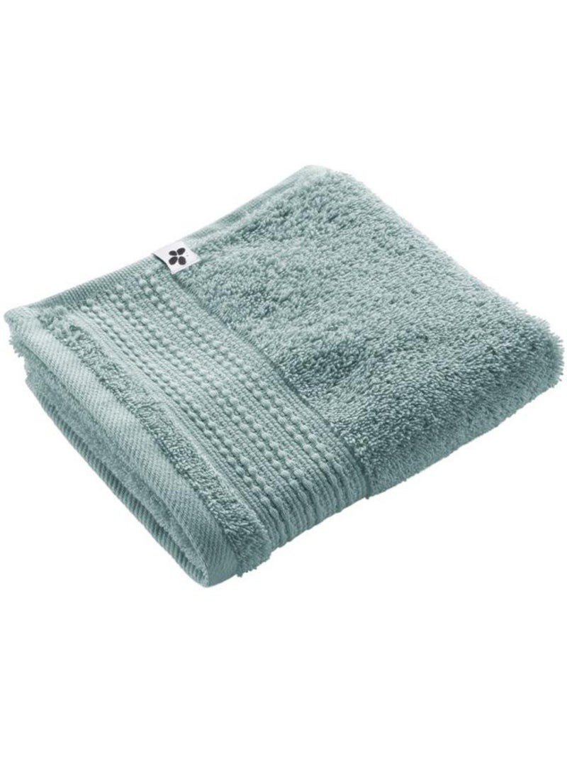 Serviette invité éponge - 100% coton 600 grammes -Garance Bleu - Kiabi
