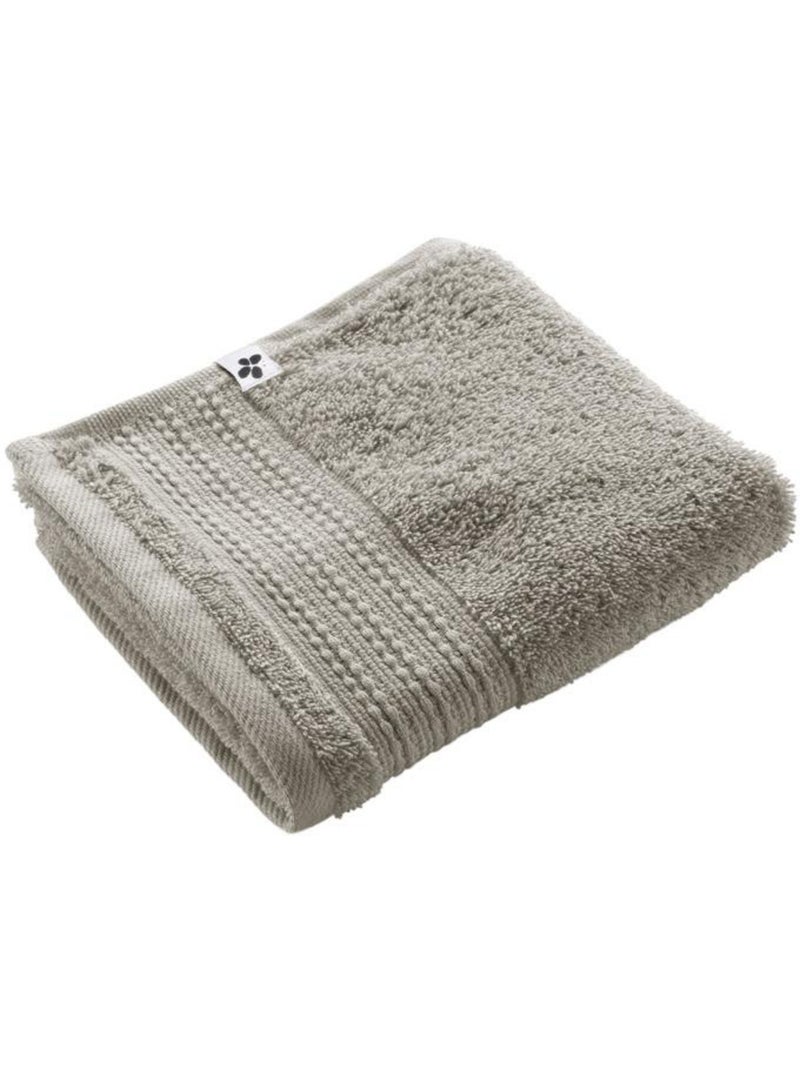 Serviette invité éponge - 100% coton 600 grammes -Garance Taupe - Kiabi