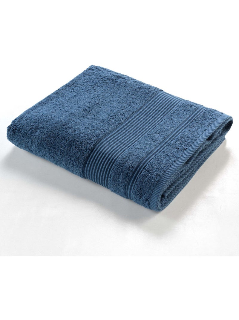 Serviette invité – éponge unie – 500 g/m² – TENDRESSE Bleu saphir - Kiabi