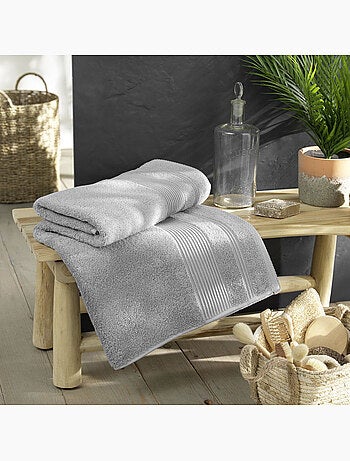 Drap de bain – Coton éponge uni Tendresse
