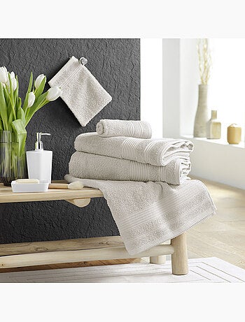 Serviette invité – éponge unie – 500 g/m² – TENDRESSE