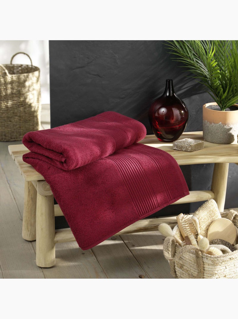 Serviette invité – éponge unie – 500 g/m² – TENDRESSE Rouge - Kiabi