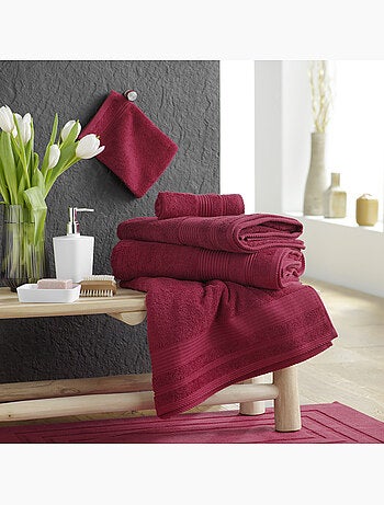 Drap de bain – Coton éponge uni Tendresse